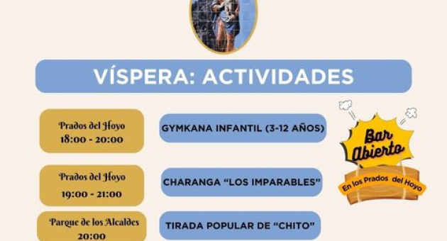 Pre-Romería en Valdemaqueda, sábado 25 de mayo. Romería, domingo 26 de mayo